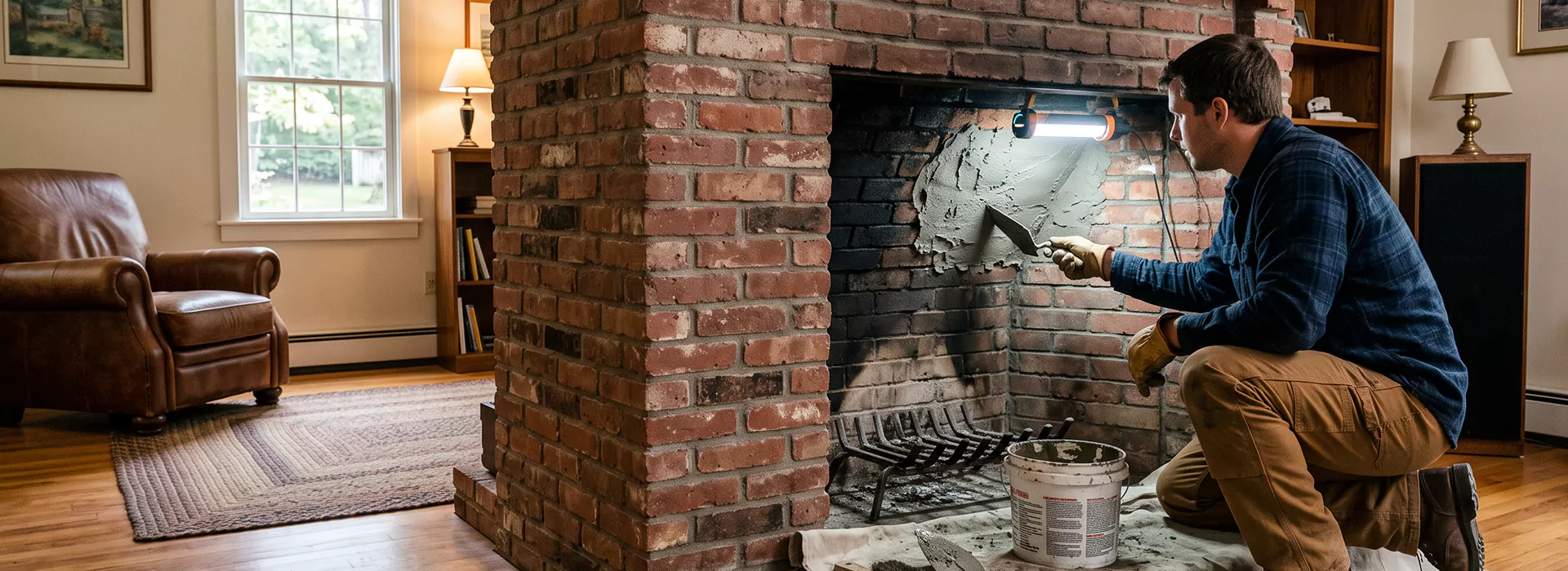 Fireplace Smoke Chamber Repair in South Gate