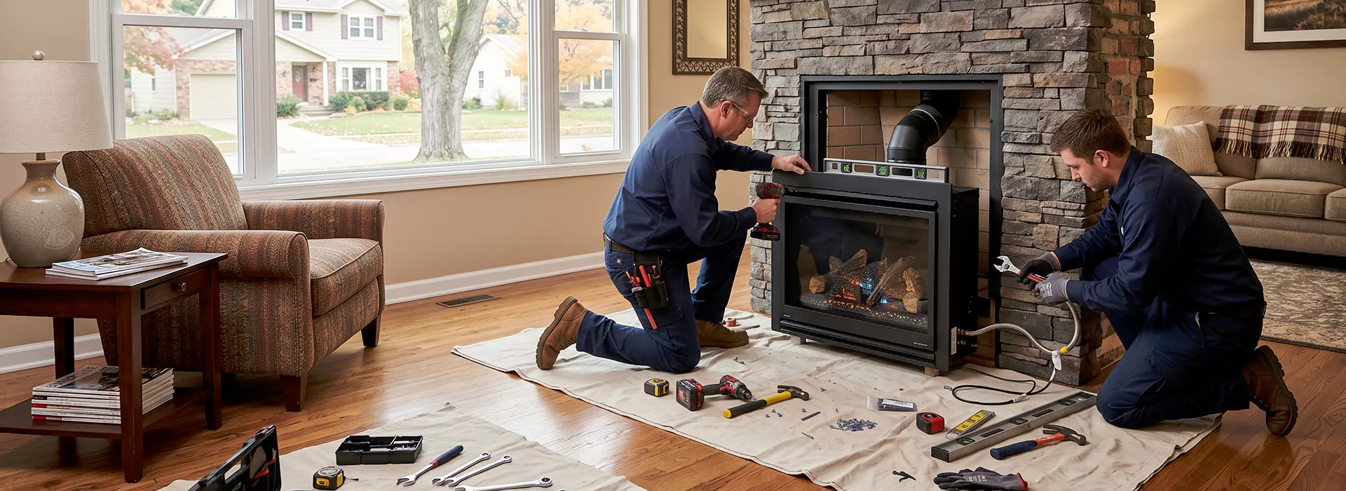 New Fireplace Installation in South Gate