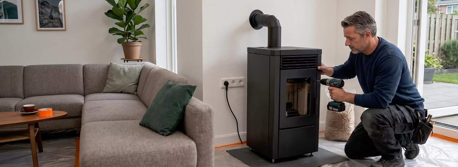 Pellet Stove Chimney Installation in South Gate, CA