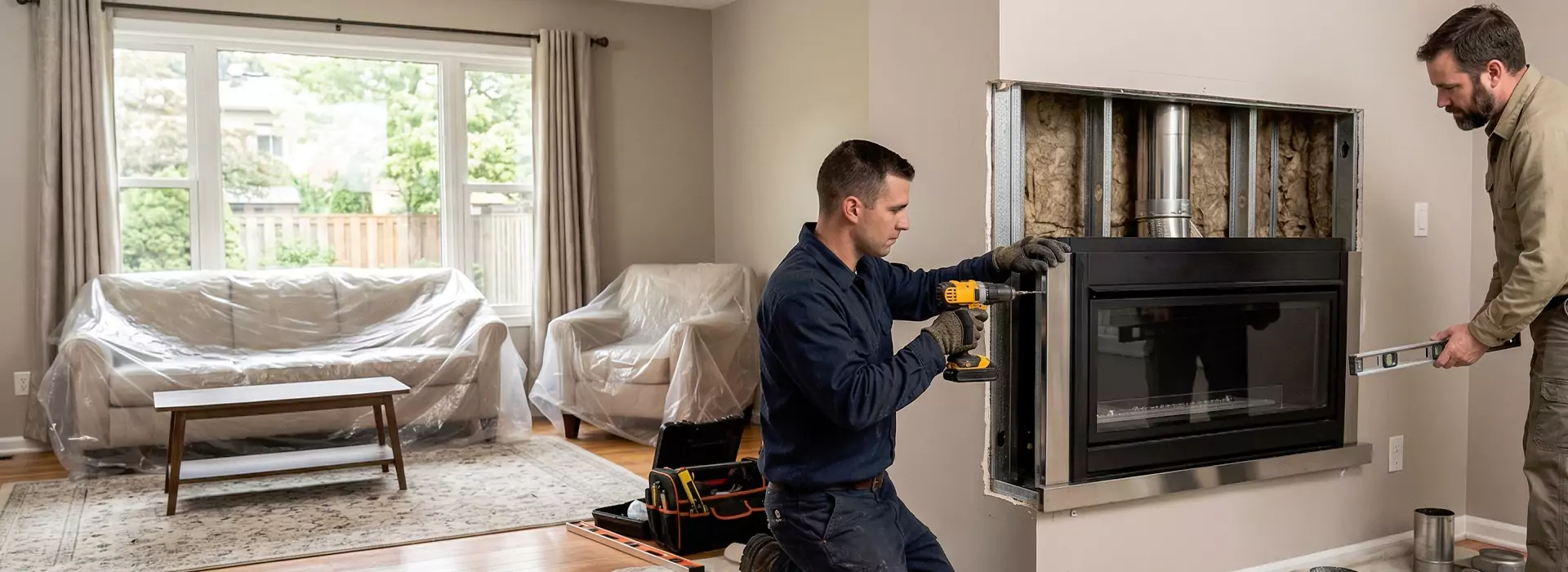 Prefabricated Fireplace Installation in South Gate, CA