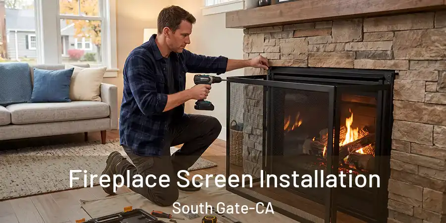 Fireplace Screen Installation South Gate-CA