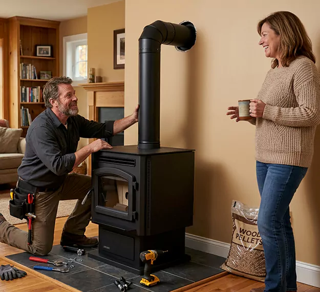 Certified Pellet Fireplace Installation Company: Your Local Pellet Stove Fitting Team in South Gate, CA