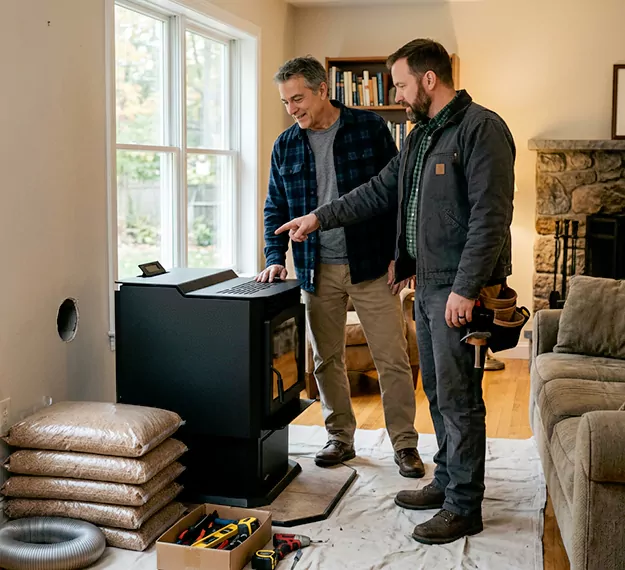 Why South Gate Homeowners Choose Our Pellet Fireplace Installation Team?