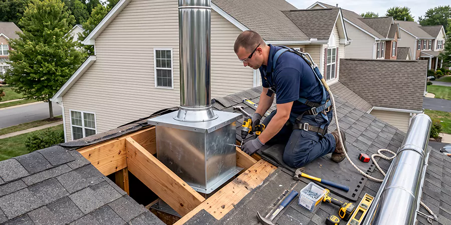 Chimney Support Box Installation South Gate