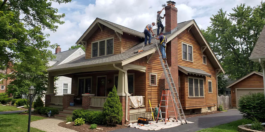 Residential Chimney Masonry Repair and Tuckpointing South Gate