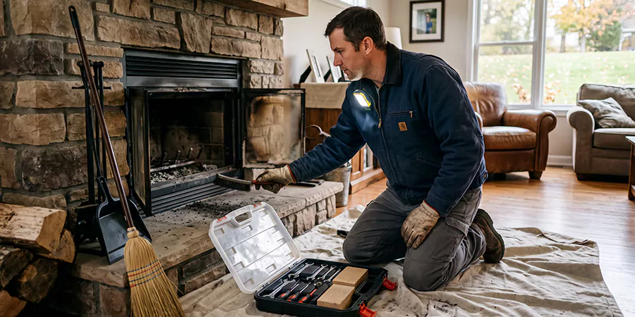 Wood Fireplace Repair in South Gate